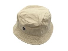 画像1: POLO RALPH LAUREN BUCKET HAT【BEIGE/NAVY】 (1)