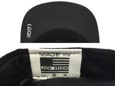 画像6: LQQK STUDIO RUBBER LOGO NYLON STRAPBACK CAP (6)