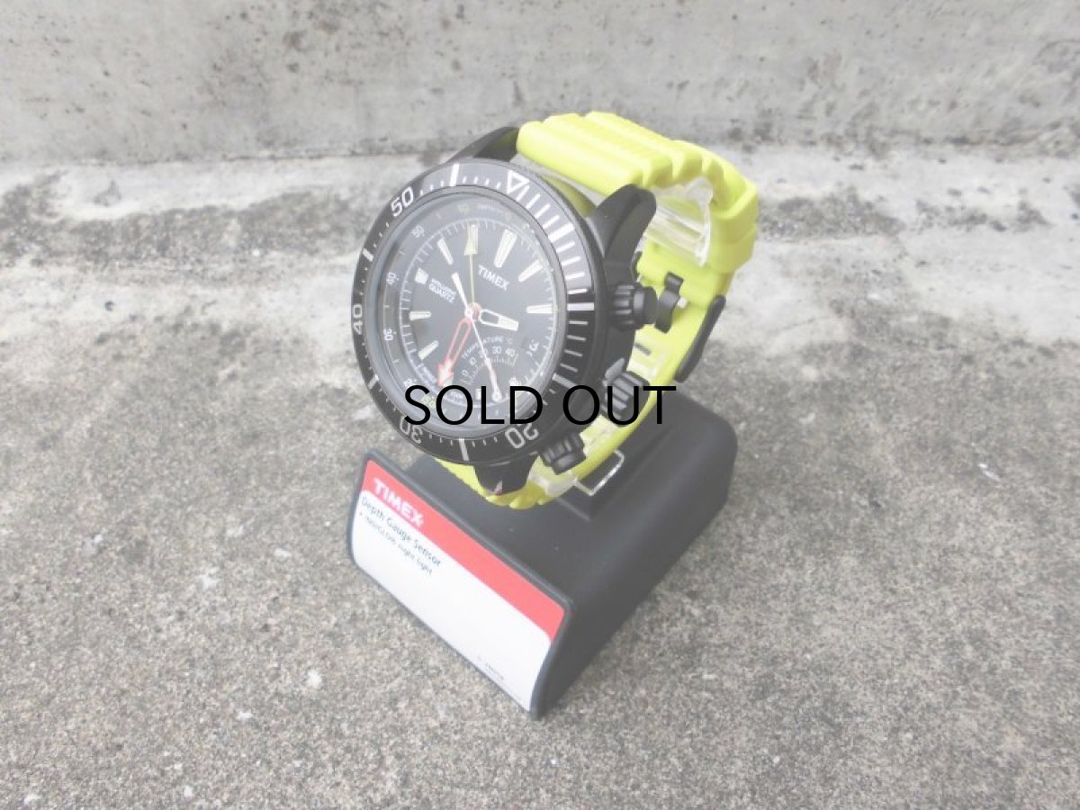 画像1: TIMEX INTELLIGENT QUARTZ DEPTH GAUGE【BLACK/YELLOW】 (1)