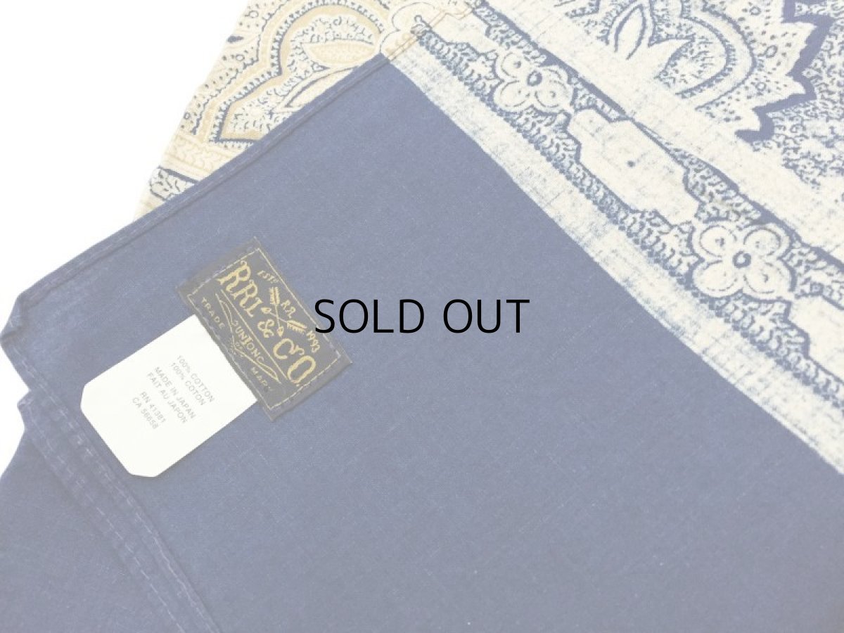 画像3: RRL PAISLEY INDIGO STOLE (3)