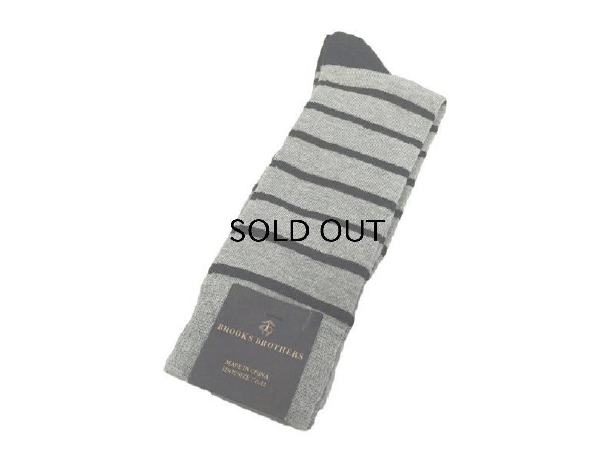 画像1: BROOKS BROTHERS BORDER SOCKSBROOKS (1)