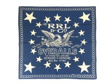 画像1: RRL INDIGO BANDANNA (1)