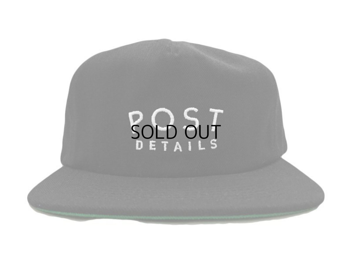 画像2: POST DETAILS STANDARD LOGO SNAPBACK CAP (2)
