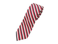 画像1: BLACK FLEECE JOCKEY STRIPE TRICOLORE TIE (1)