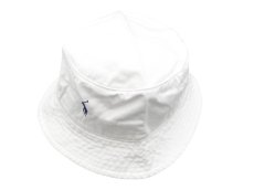 画像1: POLO RALPH LAUREN BUCKET HAT【WHITE/NAVY】 (1)