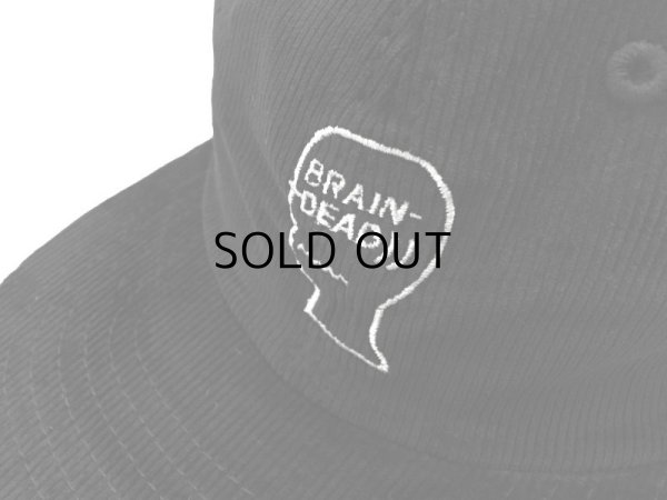 BRAIN DEAD LOGO CORDUROY 6 PANEL SNAPBACK CAP | BREAKS