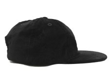画像3: BRAIN DEAD LOGO CORDUROY 6 PANEL SNAPBACK CAP【BLACK】 (3)