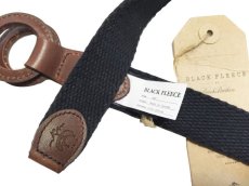 画像3: BLACK FLEECE COTTON WEB RING BELT (3)