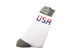 画像1: USA LOGO RIB SOCKS (1)