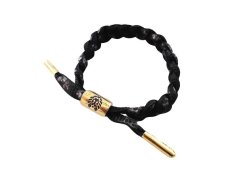 画像2: RASTACLAT SHOELACE BRACELET【BLACK】 (2)