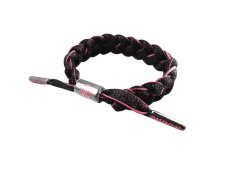 画像2: RASTACLAT SHOELACE BRACELET【BLACK / PINK】 (2)