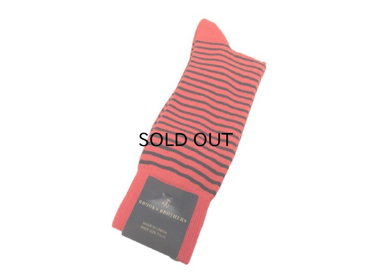 画像1: BROOKS BROTHERS BORDER SOCKSBROOKS (1)