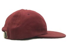 画像3: LABOR SCRIPT LOGO 6 PANEL CAP【BURGUNDY】 (3)