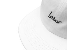 画像2: LABOR SCRIPT LOGO 6 PANEL CAP【WHITE】 (2)