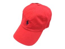 画像1: POLO RALPH LAUREN BASEBALL CAP【RED/NAVY】 (1)