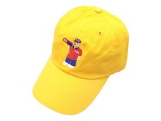 画像1: PIZZA SKATEBOARDS DELIVERY PIZZA BEAR CAP【YELLOW】 (1)