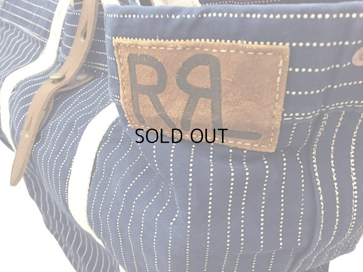 画像4: RRL WABASH STRIPE PRINT TOTE BAG (4)