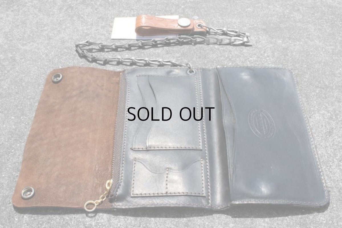 画像2: RRL RYDER CHAIN LEATHER WALLET (2)