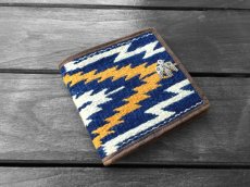 画像1: RRL INDIGO CHIMAYO RUG BI-FOLD WALLET (1)