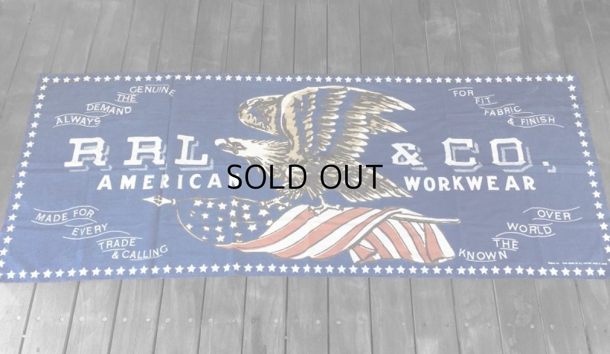 画像2: RRL EAGLE STAR INDIGO STOLE (2)
