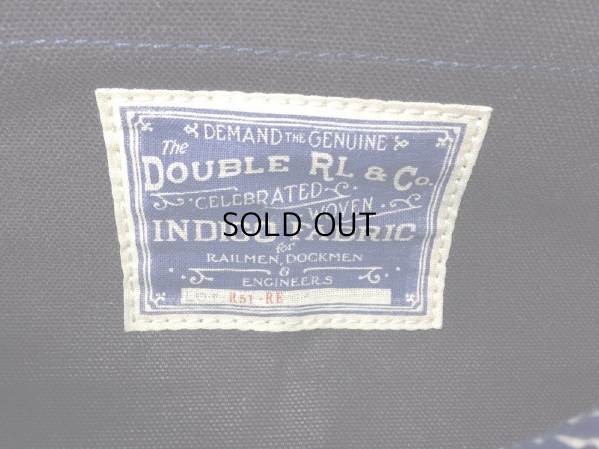 画像5: RRL INDIGO CHIMAYO RUG MARKET TOTE BAG (5)