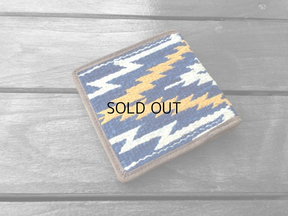 画像2: RRL INDIGO CHIMAYO RUG BI-FOLD WALLET (2)