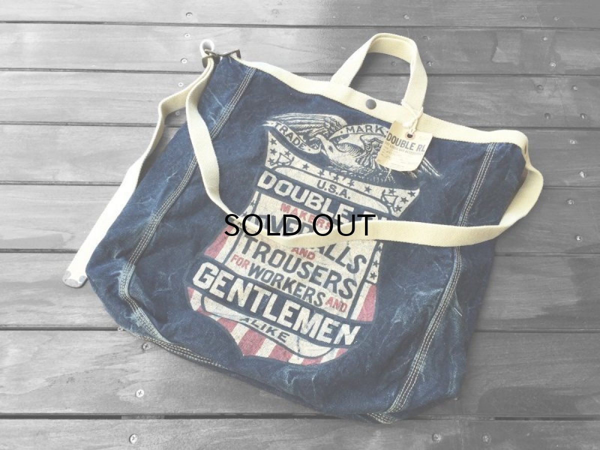 画像1: RRL INDIGO MARKET TOTE BAG (1)