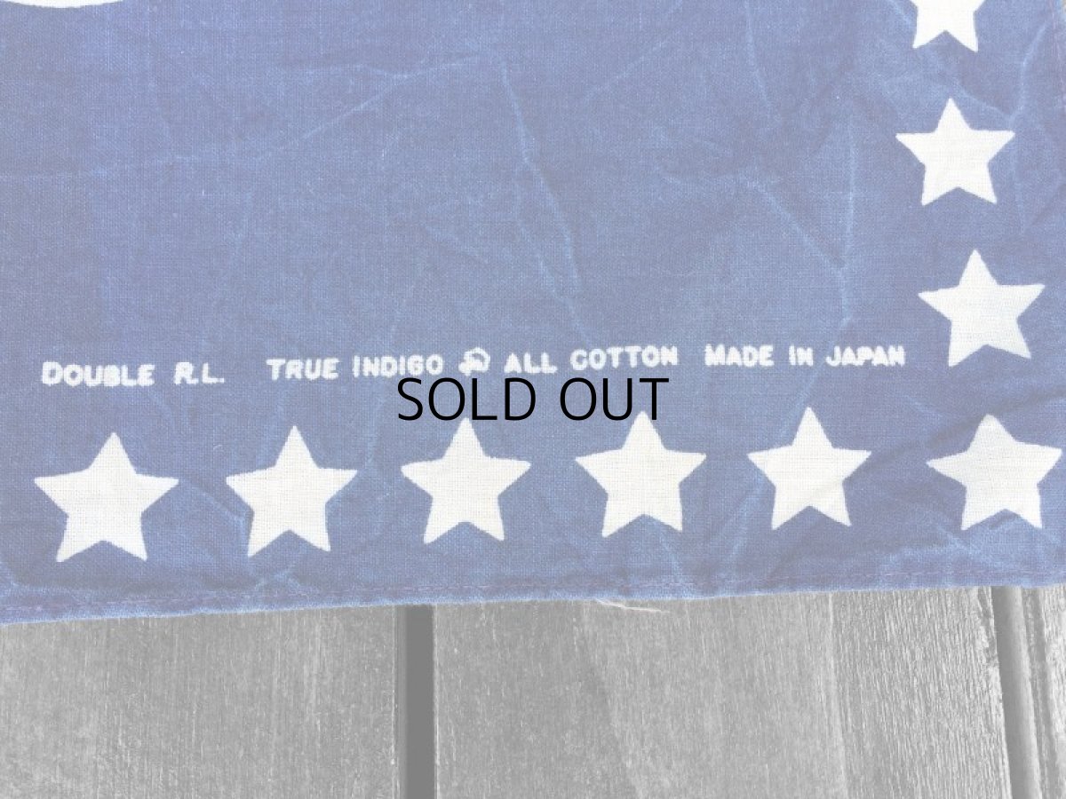 画像3: RRL EAGLE STAR INDIGO STOLE (3)
