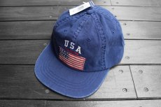 画像1: POLO RALPH LAUREN USA FLAG BASEBALL CAP【NAVY】 (1)