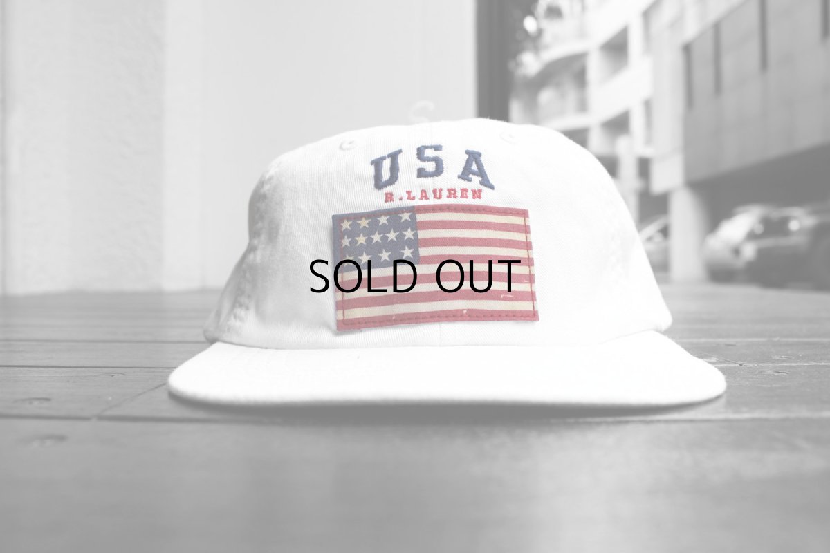 画像2: POLO RALPH LAUREN USA FLAG BASEBALL CAP (2)