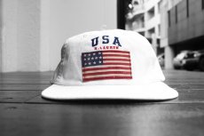 画像2: POLO RALPH LAUREN USA FLAG BASEBALL CAP【WHITE】 (2)