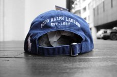 画像4: POLO RALPH LAUREN USA FLAG BASEBALL CAP【NAVY】 (4)