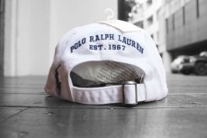 画像4: POLO RALPH LAUREN USA FLAG BASEBALL CAP【WHITE】 (4)