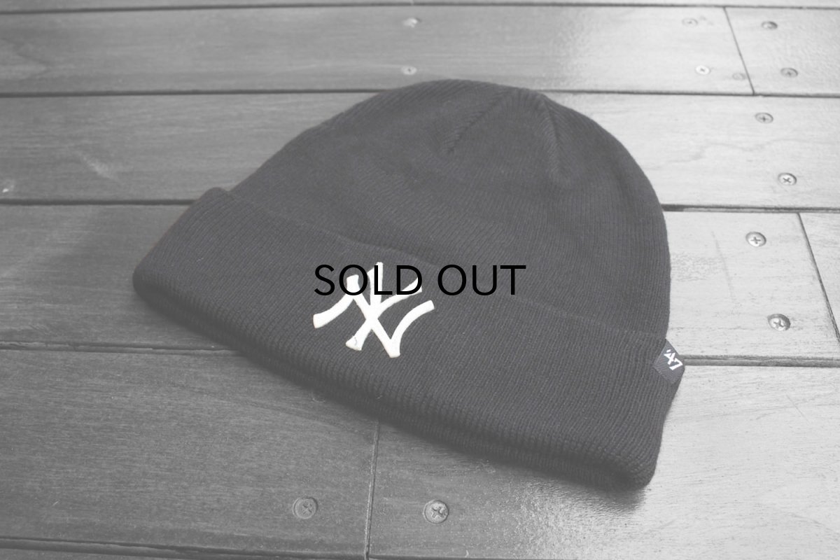 画像1: 47 BRAND MLB NEW YORK YANKEES CUFF KNIT BEANIE (1)