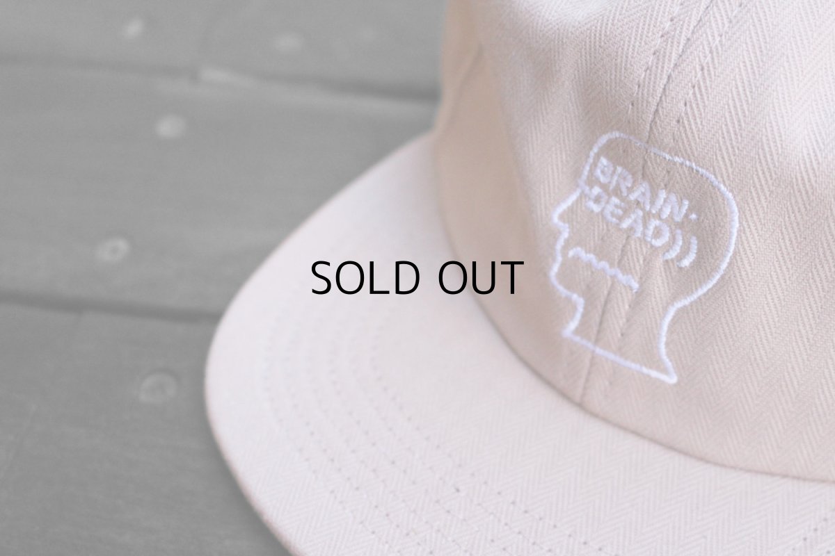 画像2: BRAIN DEAD HERRINGBONE LOGO CAP (2)