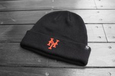 画像1: '47 BRAND MLB NEW YORK METS CUFF KNIT BEANIE (1)