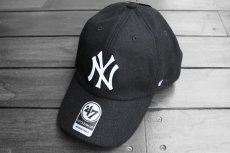 画像1: 47 BRAND MLB NEW YORK YANKEES WOOL CLEAN UP CAP (1)