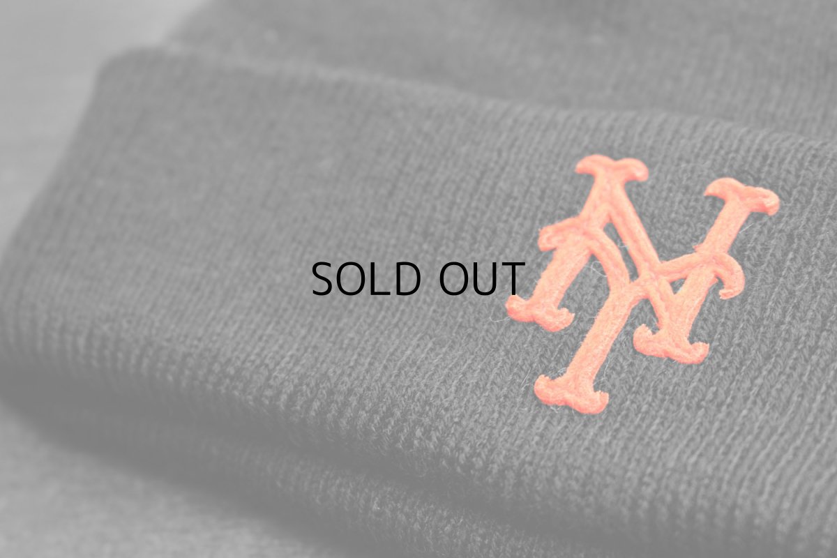 画像2: '47 BRAND  NEW YORK METS CUFF KNIT BEANIE (2)