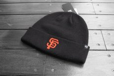 画像1: '47 BRAND MLB SAN FRANCISCO GIANTS CUFF KNIT BEANIE (1)