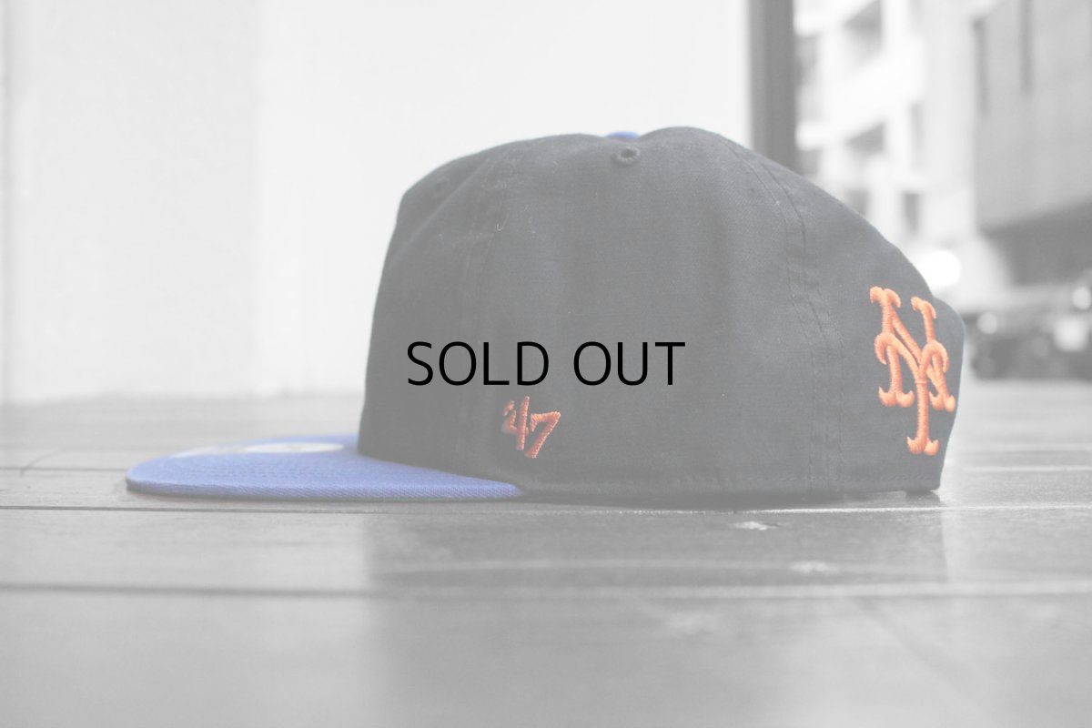 画像4: '47 BRAND  NEW YORK METS DOUBLE BACKER CAPTAIN SNAPBACK CAP (4)