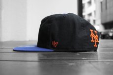 画像4: '47 BRAND MLB NEW YORK METS DOUBLE BACKER SNAPBACK CAP (4)