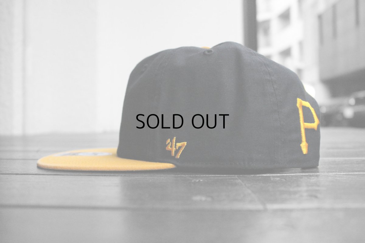 画像4: '47 BRAND  PITTSBURGH PIRATES DOUBLE BACKER CAPTAIN SNAPBACK CAP (4)