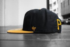 画像4: '47 BRAND  PITTSBURGH PIRATES DOUBLE BACKER CAPTAIN SNAPBACK CAP (4)