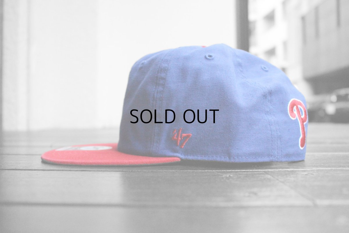 画像4: '47 BRAND  PHILADELPHIA PHILLIES DOUBLE BACKER CAPTAIN SNAPBACK CAP (4)