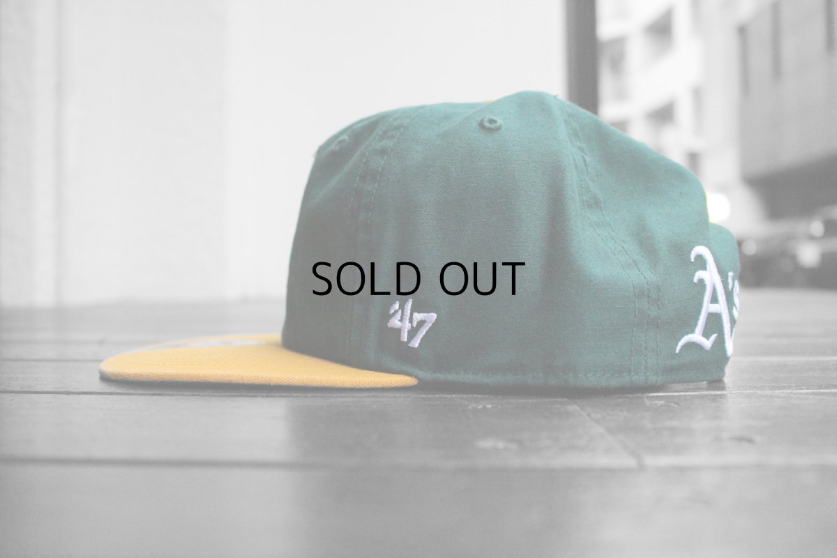 画像4: '47 BRAND  OAKLAND ATHLETICS DOUBLE BACKER CAPTAIN SNAPBACK CAP (4)