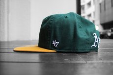 画像4: '47 BRAND MLB OAKLAND ATHLETICS DOUBLE BACKER SNAPBACK CAP (4)