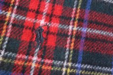 画像3: POLO RALPH LAUREN WOOL TARTAN CHECK MUFFLER (3)