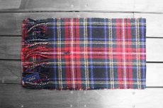 画像2: POLO RALPH LAUREN WOOL TARTAN CHECK MUFFLER (2)