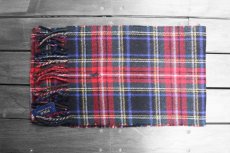 画像2: POLO RALPH LAUREN WOOL TARTAN CHECK MUFFLER【ROYAL STEWART】 (2)