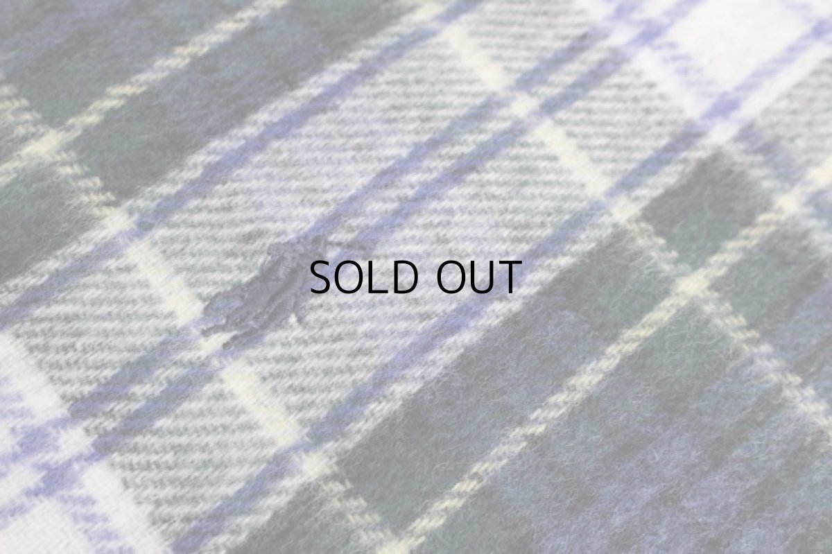 画像3: POLO RALPH LAUREN WOOL TARTAN CHECK MUFFLER (3)